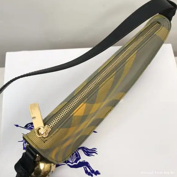 Official First Bag Ru Sling Bag-26*5.5*13.5cm Mini BURBERRY Shield 0611